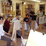 2008 WNFD in the sculpture studio